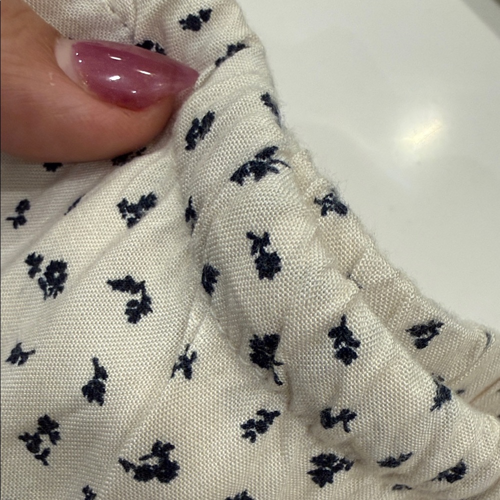 Brandy Melville J galt White Maxi Skirt with Black Dots - Picture 7 of 8